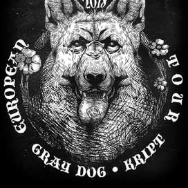 KRYST | GRAY DOG Tour T-Shirt