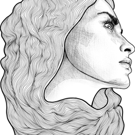 портрет девушки