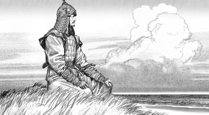 В.Ян. К Последнему морю. Заставка.