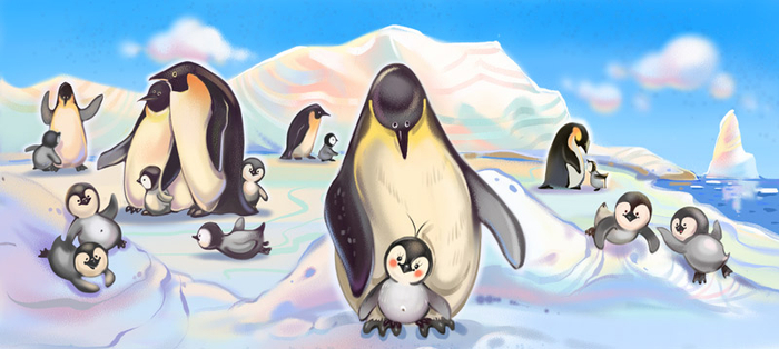 Приключения пингвиненка.