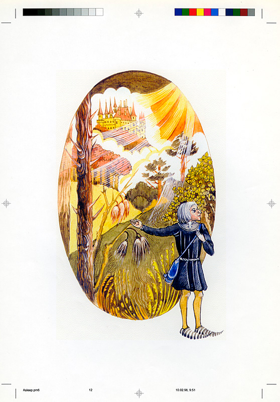 иллюстрация  к сказке спящая красавица старый крестьянин