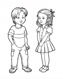 Мальчик и девочка