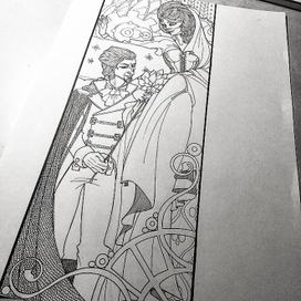 Авторская иллюстрация к комиксу.