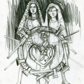 Caterina and Maria in the power 