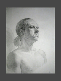 Портрет натурщика.