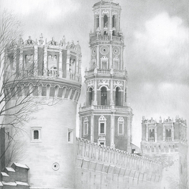 Колокольня Новодевичьего монастыря