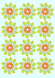 Орнамент морковка