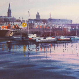 Яхтклуб в,,Dun Laoghayre Harbour,,Ирландия.