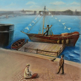 Иллюстрация к сказке-повести Алексея Борисова "Светильники"