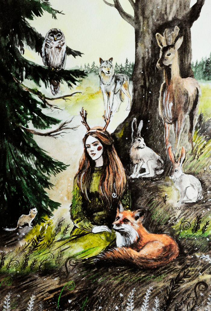 Лес проснулся