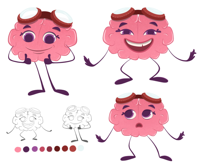 Character design for the educational center