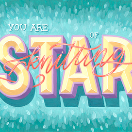 You are a star of knitting