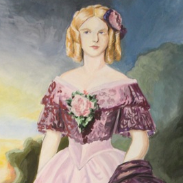 Каролина де Бурбон - принцесса двух Сицилий(с портрета Ф. К. Винтерхальтера)