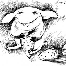 Inktober 2020. Грызун