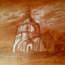 Храм, где меня в младенчестве крестили. Сватово