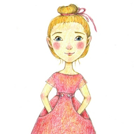 В новом платье