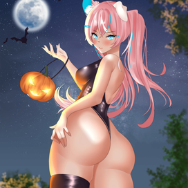 Аниме персонаж Хэллоуин