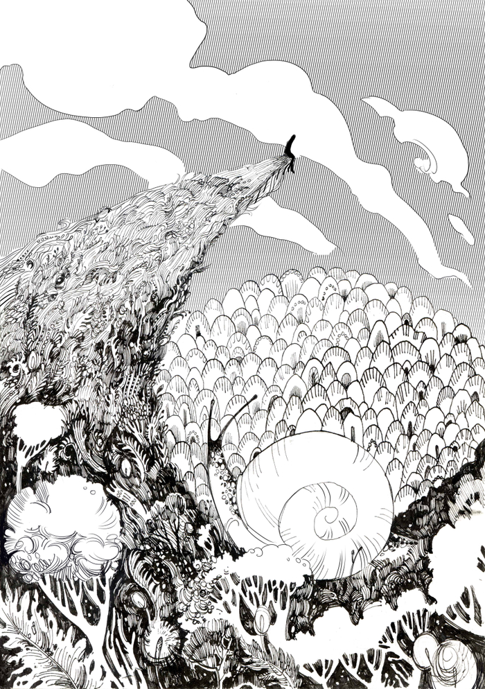 Улитка на склоне