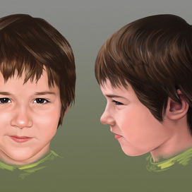 фас и профиль