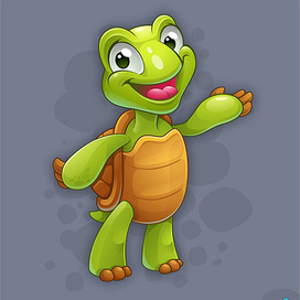 Персонаж Черепашка для игры "Русалочка"