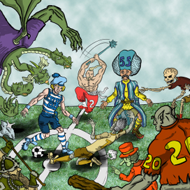 Обложка коробки к карточеой игре