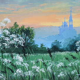 Моя Родина. Бумага, гуашь. 15х18