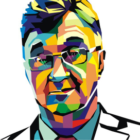 портет в стиле wpap