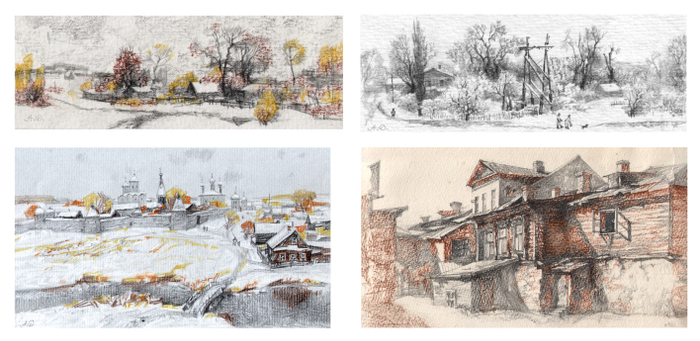 Серия "Картинки из русской жизни" 