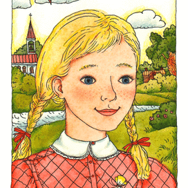 Иллюстрация к книге "Поллианна"