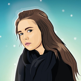 Девушка закадка