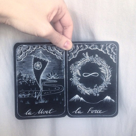 Таро "Смерть" и "Сила"