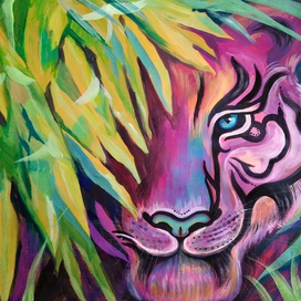 Розовый тигр