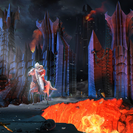 сцена из сказки