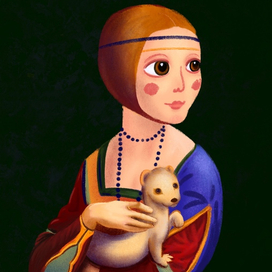 Дама с горностаем