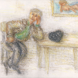 Охранник в музее