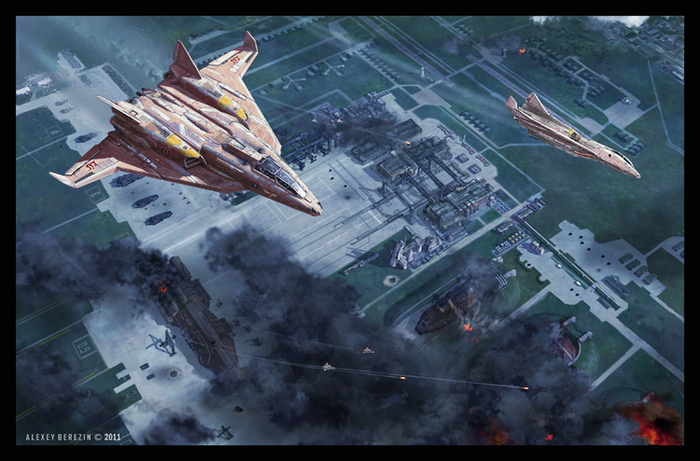 Иллюстрация к книге А.Зорича "Завтра война"