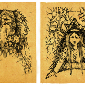 Иллюстрации к эпосу  Нойтермаа