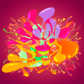 Color sweet splashes t-shirt/poster art