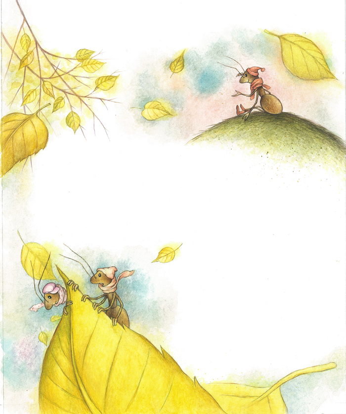 Полёт на берёзовом листе.