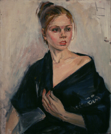 девушка в китайском халате