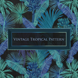Vintage Tropical pattern