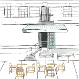 Иллюстрации для кофейни YU 