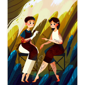 Цветы на теле