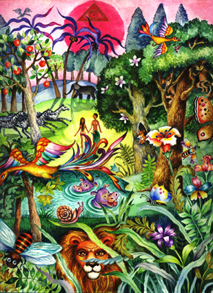 "БИБЛЕЙСКИЕ СКАЗКИ" Саши Чёрного, Райский сад