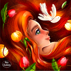 Девушка - весна