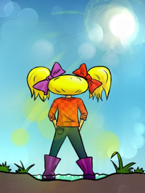 Дуся в луже