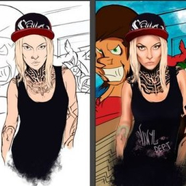 Тэя Салат портрет