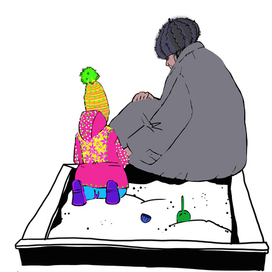 в песочнице