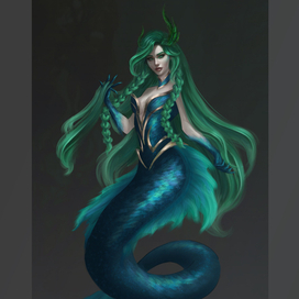 Иллюстрация. Русалка