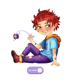 Открытка с озорным мальчуганом